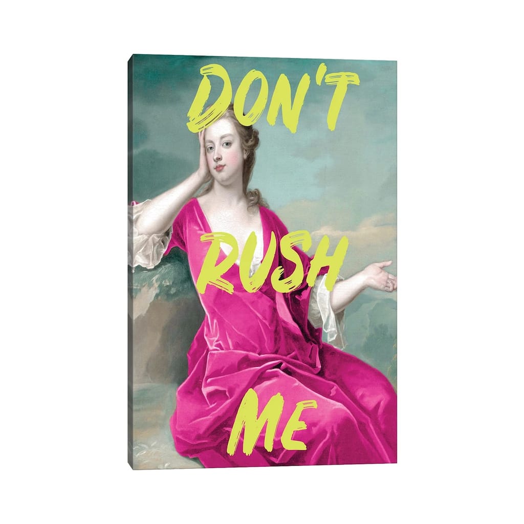 iCanvas "Don't Rush Me Duchess - Maximalist Neon" by Ruby and B Canvas Print