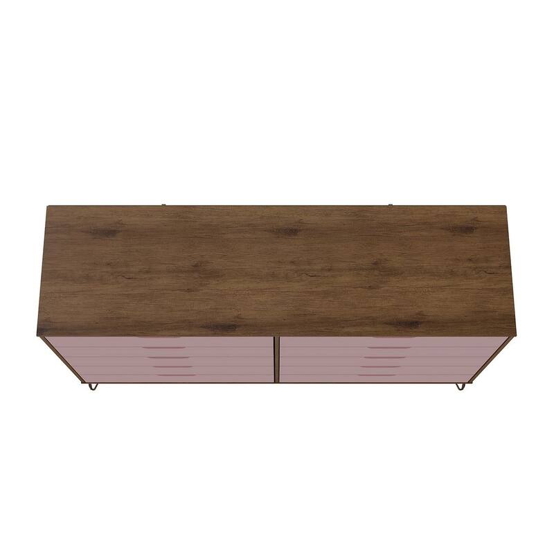 Manhattan Comfort Rockefeller 3-Piece Dresser and Nightstand Set