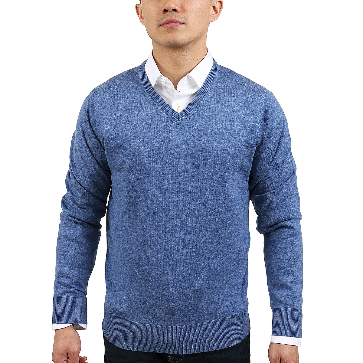 light blue cashmere sweater mens