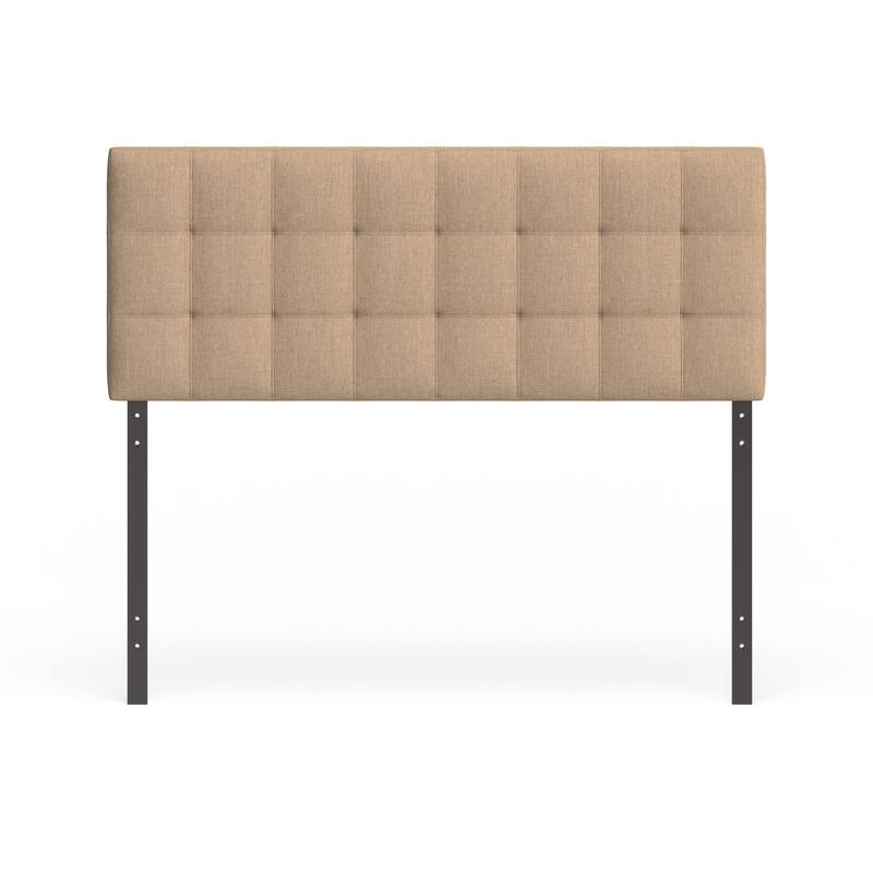 Lily Queen-size Tufted Linen Headboard