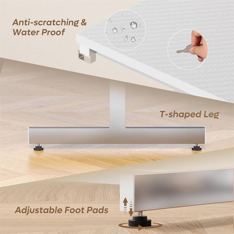Small Gaming Desk with Monitor Stand