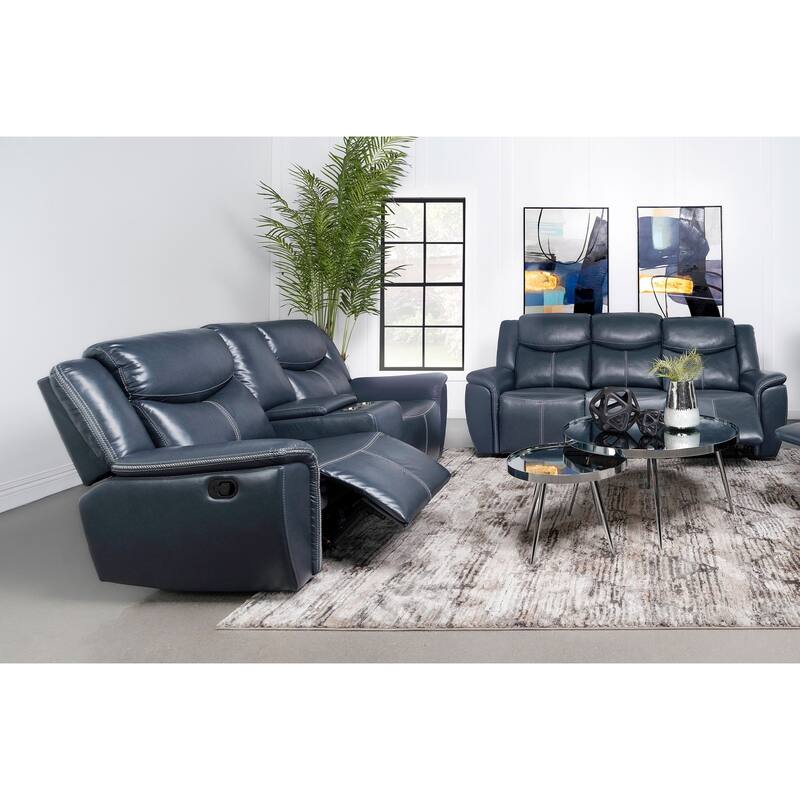Sloane Upholstered Reclining Sofa Set
