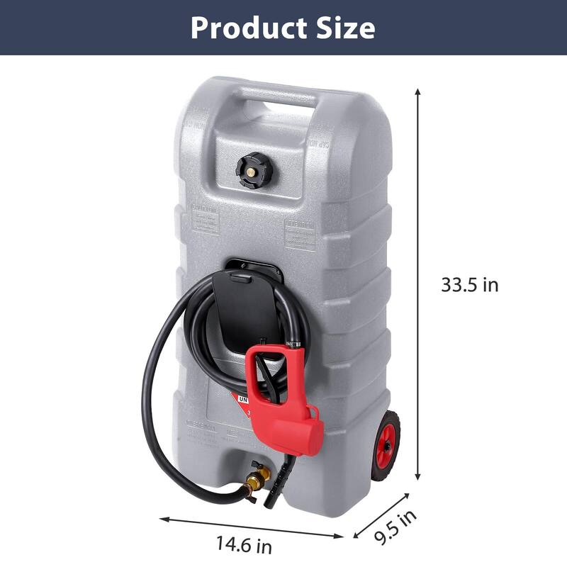 Portable 15 Gallon Fuel Caddy