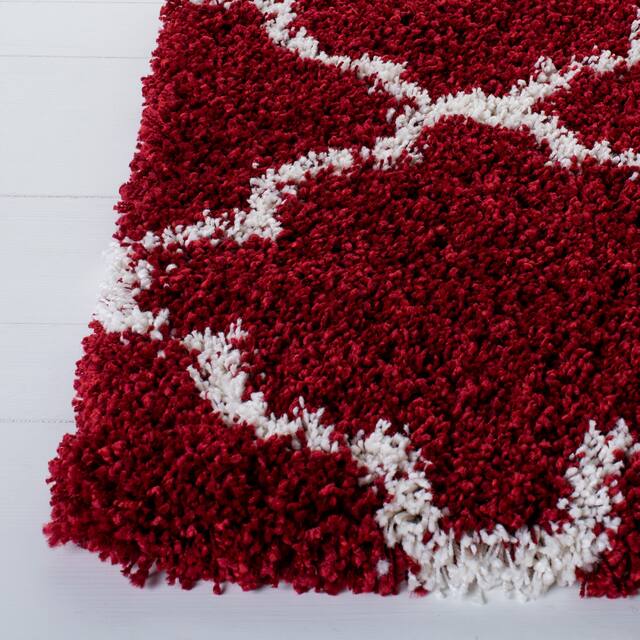 SAFAVIEH Hudson Shag Vitchka Glam Trellis 2-inch Area Rug
