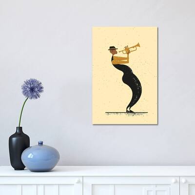 iCanvas "Jazz Player" by Amer Karic Canvas Print