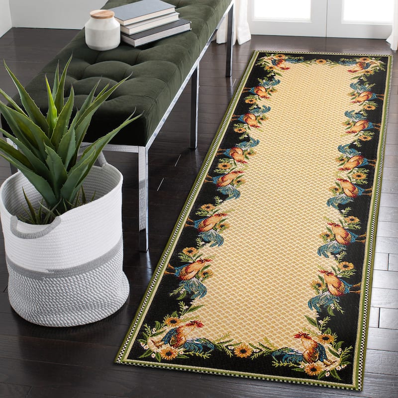 Liora Manne Marina Country Rooster Indoor/Outdoor Rug