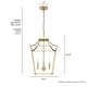 preview thumbnail 12 of 21, Hunter 15" Laurel Ridge 4-Light Lantern Pendant - Kitchen Island, Dining Room, Entry - Candle, Modern Farmhouse, Industrial