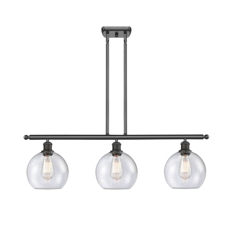 Innovations Lighting 516-3I-11-36 Athens Linear Athens 3 Light 36" - Oil Rubbed Bronze / Seedy