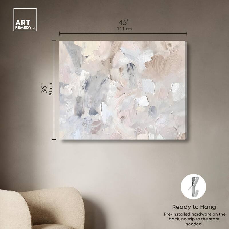 Soft Colors Fade II Canvas by Art Remedy, Gallery Wrapped