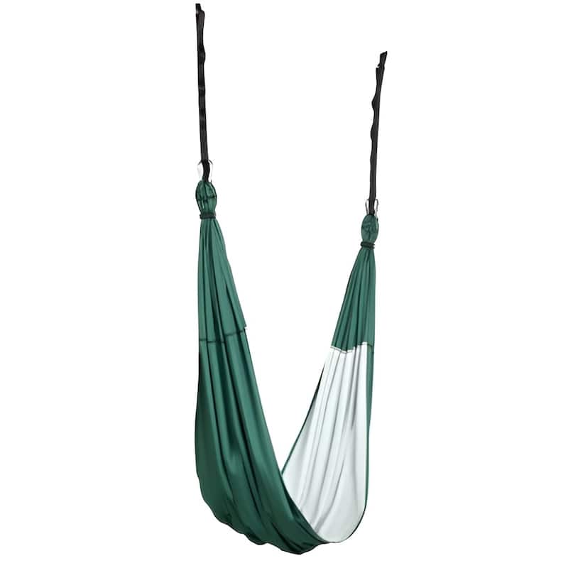 Yoga Hammock Swing for Inversion, Aerial Sling Kit with Mount Hooks - 2.73 x 1.64 yards