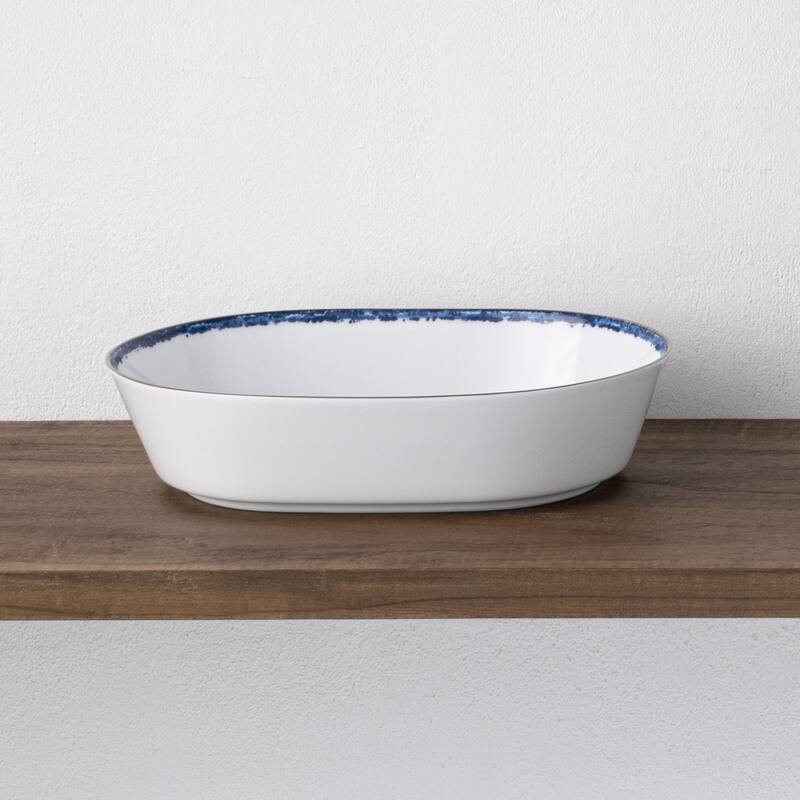 Noritake Rill Oval Vegetable Bowl, 9-3/4", 46 oz
