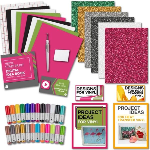 Shop Silhouette Bundle Vinyl Transfer Tape Glitter Htv