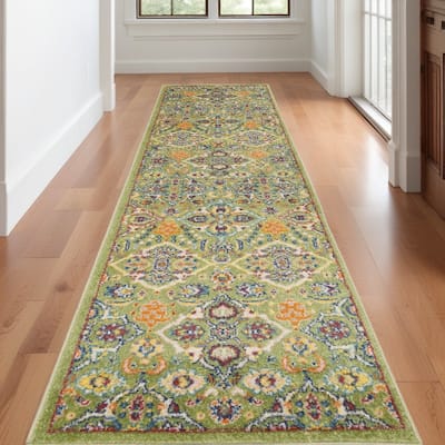 Jiyir Power Loomed Low Pile Area Rug By HomeRoots - 144' X '27' X '0.25