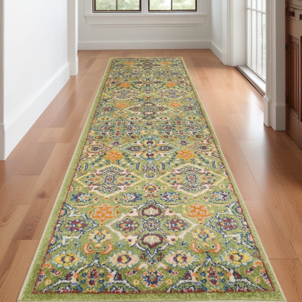 Jiyir Power Loomed Low Pile Area Rug By HomeRoots - 144' X '27' X '0.25