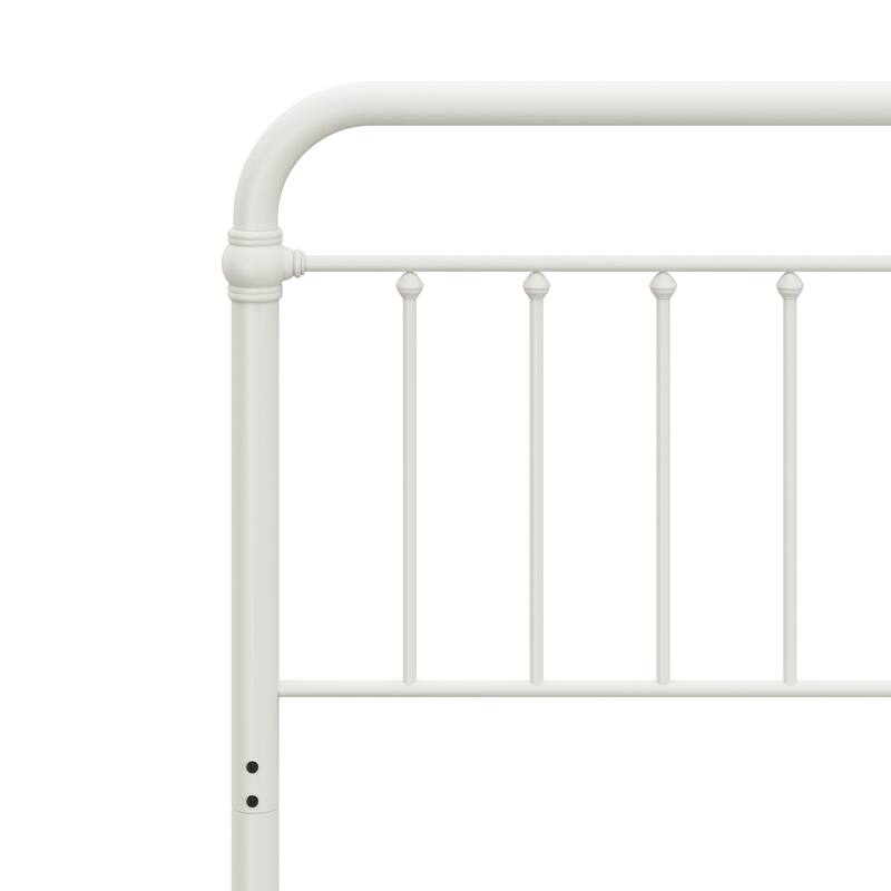 Hillsdale Kirkland Metal Headboard, White