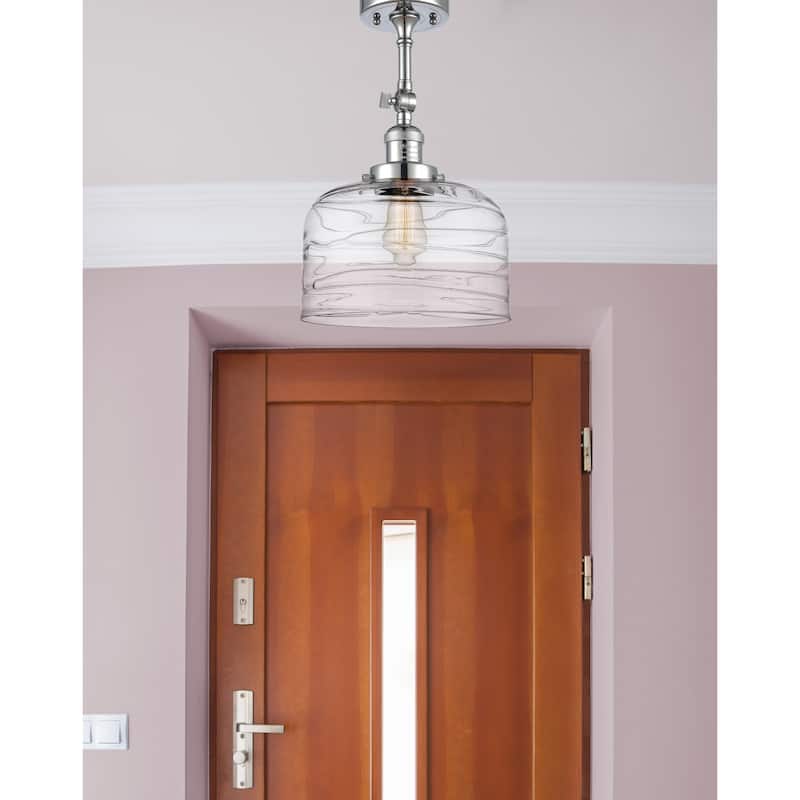 Innovations Lighting Franklin Restoration Bell 1 Light 12" Semi-Flush Mount