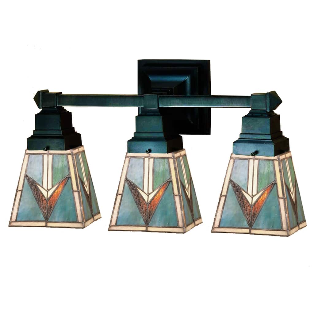Meyda Tiffany 20" W Valencia Mission 3 Light Vanity Light