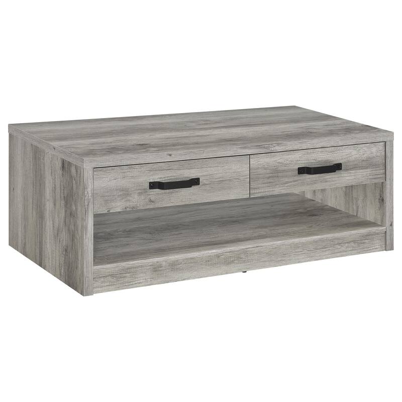 Felix Coffee And End Table Set Grey Driftwood