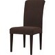 preview thumbnail 6 of 89, Subrtex Dining Chair Slipcover Set of 4 Furniture Protector Chocolate