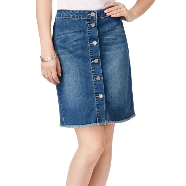 denim skirt size 16