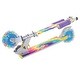 preview thumbnail 2 of 3, Ozbozz Tie Dye Foldalbe Scooter - Light UP Wheels - Ages 5 and up