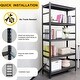 preview thumbnail 1 of 6, Storage Shelves 5 Tier Heavy Duty Metal Shelving, Storage Rack Kitchen Garage Shelf