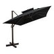 preview thumbnail 5 of 58, Pellebant 10 X 13 Feet Outdoor Cantilever Umbrella with Base