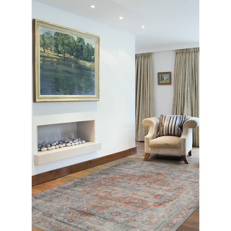 ECARPETGALLERY Bahama Heriz Transitional Rug