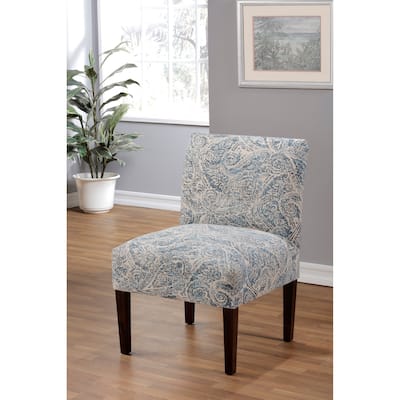 Samantha Transitional Button Tufted Slipper Chair