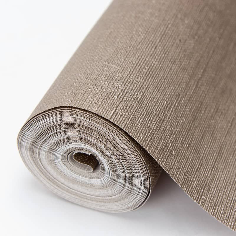 Warner Aspero Copper Faux Grasscloth Wallpaper