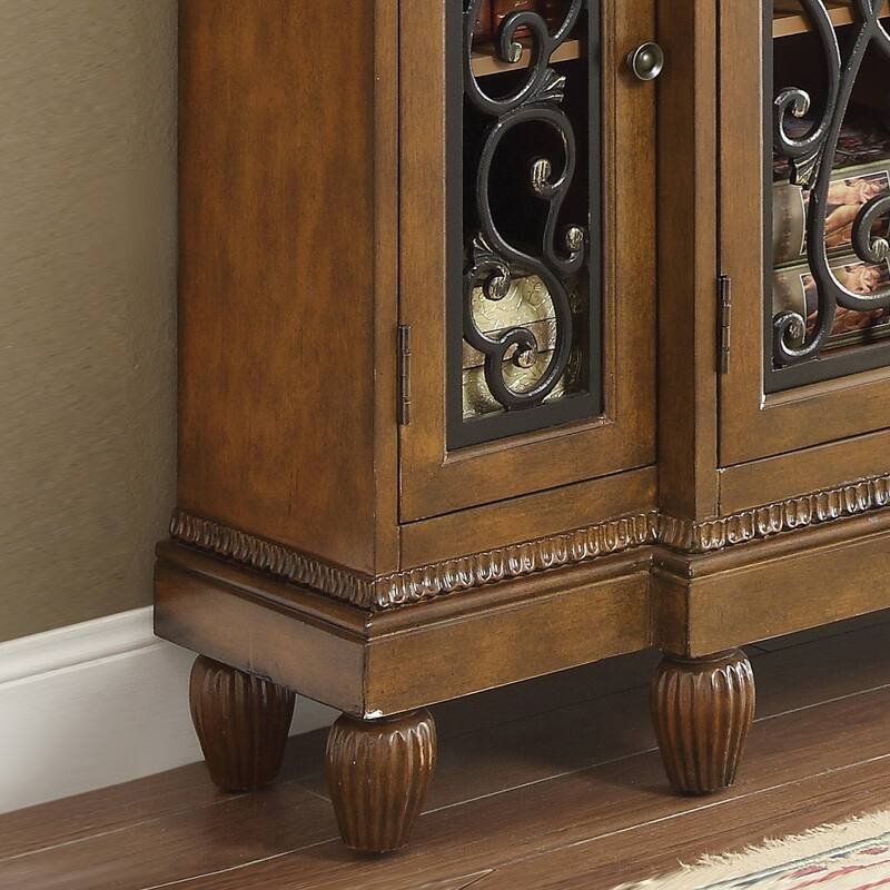 Babel Oak 4-door Console Table