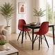 preview thumbnail 6 of 10, Molded Dining Side Chairs For Kitchen Eiffel Metal Legs Design Bedroom Waiting Room (Set of 4)