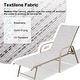 preview thumbnail 62 of 72, Outdoor Patio Lounger Aluminum Adjustable Chaise Lounge Chairs with Arms (Set of 2/4) - See Picture
