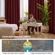preview thumbnail 73 of 91, Deconovo 100 Percent Blackout with Liner Grommet Curtain (2 Panel)