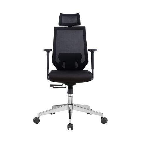 Lanbo Ergonomic Task Chair Office Mesh Chair Swivel Rolling Chair with Adjustable Lumbar Support