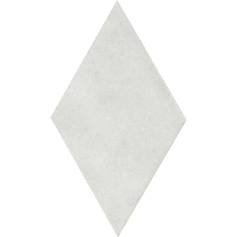 Shaw 494TS Halftone - 5" x 9" Parallelogram Floor and Wall Tile - - Cloud White