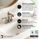 preview thumbnail 8 of 32, Karran Woodburn Two-Hole 2-Handle Bathroom Faucet with Matching Pop-Up Drain