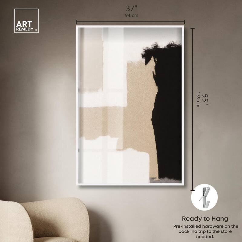 Earth and Ink III Shadowbox by Art Remedy