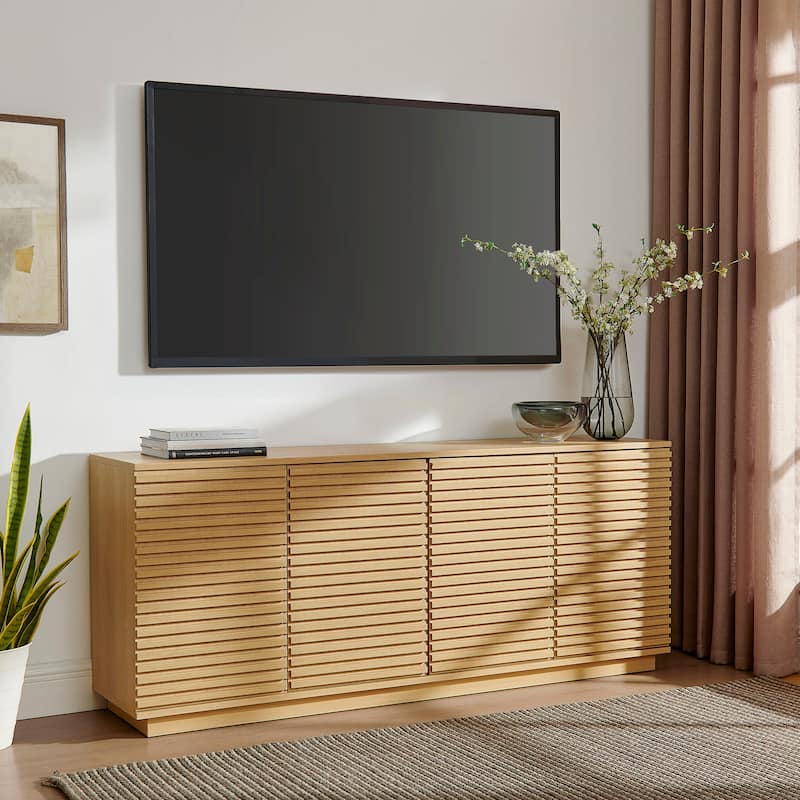 Render 4-Door Fluted Sideboard Cabinet TV Stand