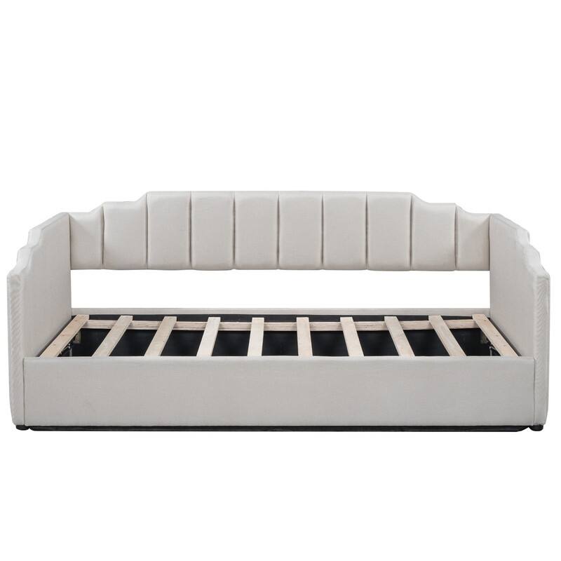 Twin Size Upholstered Daybed with Underneath Storage