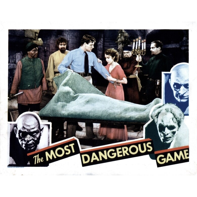 Shop The Most Dangerous Game Movie Poster Masterprint Overstock 24416818