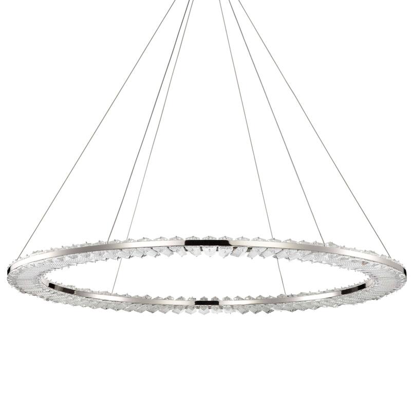 Nuvo Lighting 62/2447 Nova 36" Wide Suspension LED Pendant - Polished Nickel