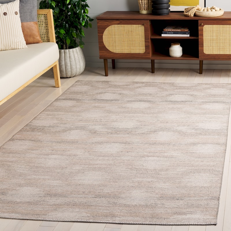 SAFAVIEH Cabo Stanojka Flatweave Boho Rug - 9' x 12' - Taupe/Beige
