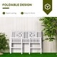 preview thumbnail 14 of 16, Outsunny Outdoor Foldable Garden Bench, 2-Seater Patio Wooden Bench, Loveseat Chair with Backrest and Armrest