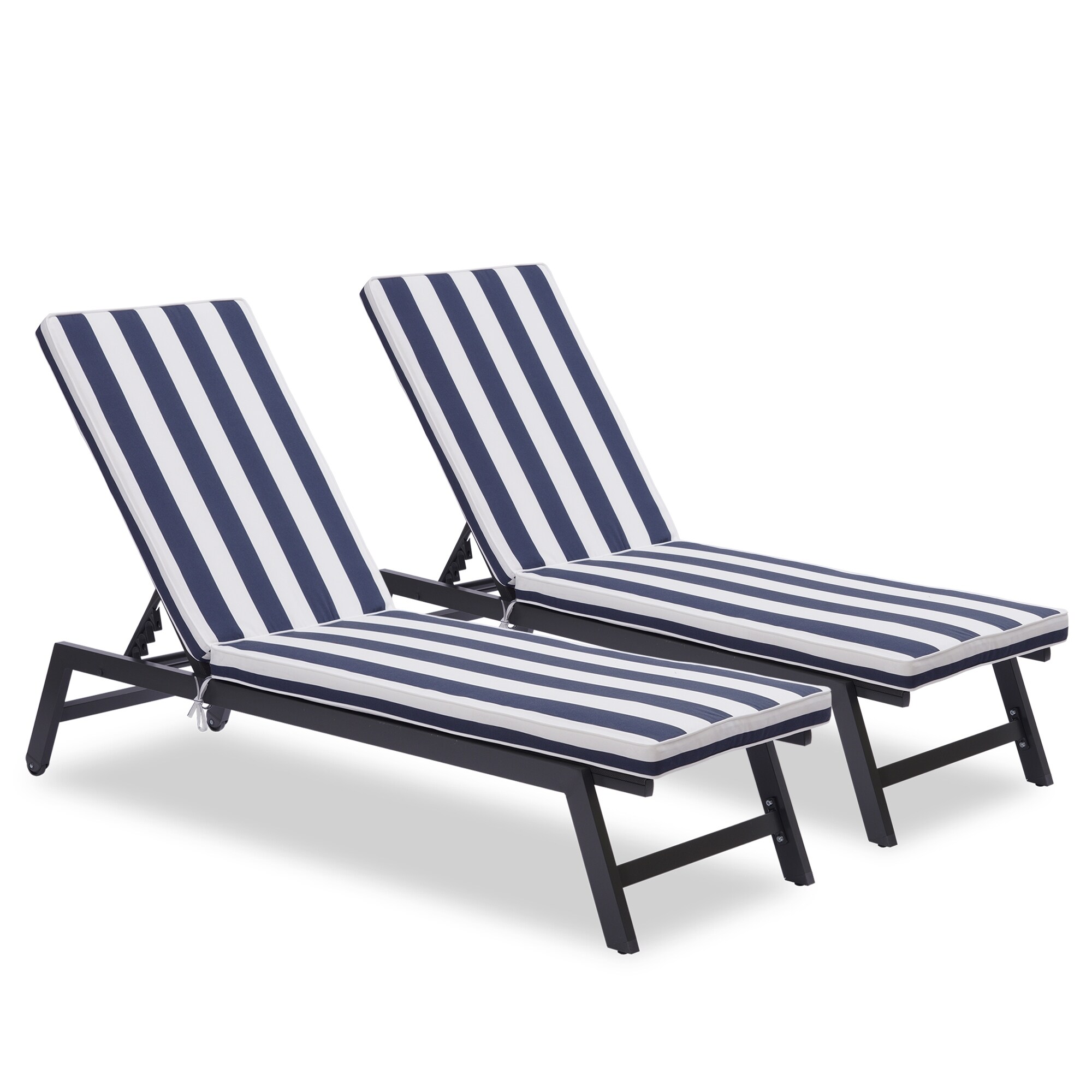 Garden loungers with hotsell cushions