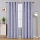 preview thumbnail 82 of 106, Deconovo Silver Line 52 Width Curtain Panel Pair (2 Panel) W52" x L108" - Light Purple