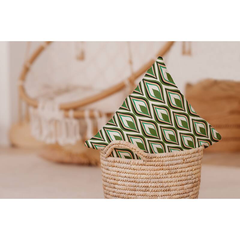 Feathers Indoor/Outdoor Throw Pillow