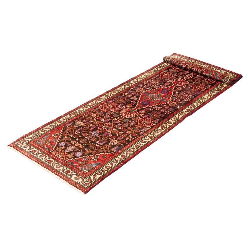 ECARPETGALLERY Hand-knotted Andelz Black Wool Rug - 3'2 x 10'2