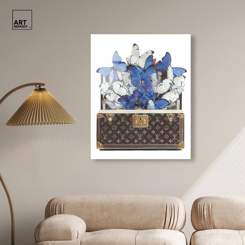 Luxurious Butterflies Acrylic by Art Remedy, Ready to Hang