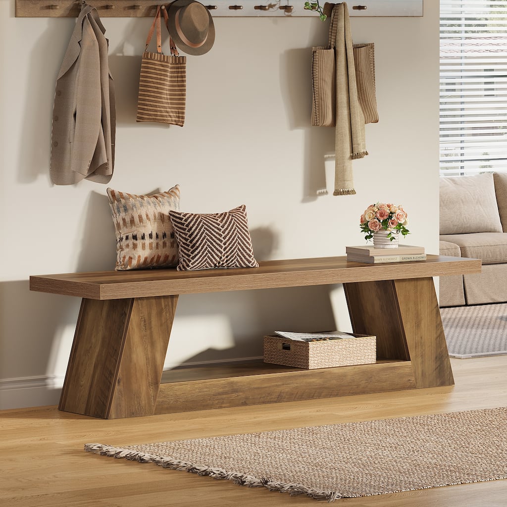 Entryway Bench with Storage End of Bed Bench for Bedroom